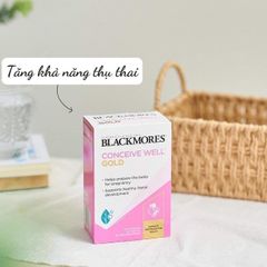 Viên Uống Hỗ Trợ Thụ Thai Blackmores Conceive Well Gold 56 Viên