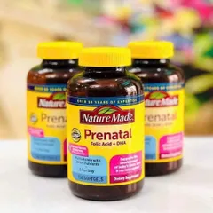 Vitamin Tổng Hợp Cho Mẹ Bầu Nature Made Prenatal 150 Viên - Bổ Sung Dinh Dưỡng Thiết Yếu Cho Mẹ và Bé Trong Thời Kỳ Mang Thai