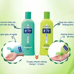 Dầu gội xả Lion Okuto giảm gàu và ngứa 320ml của Nhật
