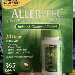 SET 365 Viên AllerTec Mỹ - Thực Phẩm Chức Năng Hỗ Trợ Giảm Dị Ứng và Tăng Cường Sức Khỏe Hệ Hô Hấp