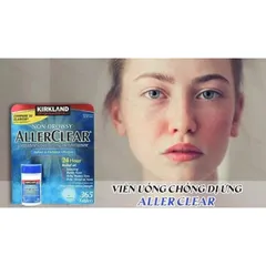 Viên chống dị ứng Kirkland Mỹ - Hỗ trợ hệ hô hấp và tăng cường miễn dịch - Set 365 viên từ thương hiệu nổi tiếng Mỹ