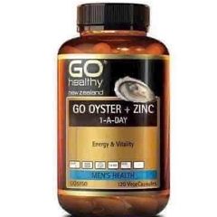 Tinh Chất Hàu Go Healthy Oyster Plus Zinc 120 Viên Chính Hãng New Zealand – Thực Phẩm Bổ Sung Kẽm & Dinh Dưỡng