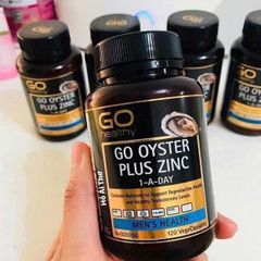 Tinh Chất Hàu Go Healthy Oyster Plus Zinc 120 Viên Chính Hãng New Zealand – Thực Phẩm Bổ Sung Kẽm & Dinh Dưỡng