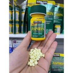 Viên uống Kirkland Aspirin Low Dose 81mg - Hỗ trợ sức khỏe tim mạch, phòng ngừa tai biến - 365 viên tiện lợi