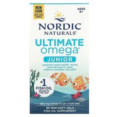 Viên Uống Bổ Sung Omega-3 Nordic Naturals Ultimate Omega Junior 680mg - Phát Triển Trí Não Cho Trẻ Em, 90 Viên Mỹ