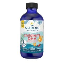 Nordic Naturals DHA cho trẻ em 530mg 119ml - Vitamin hỗ trợ phát triển não bộ và hệ thần kinh, dễ uống từ cá tự nhiên
