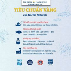 Nordic Naturals DHA cho trẻ em 530mg 119ml - Vitamin hỗ trợ phát triển não bộ và hệ thần kinh, dễ uống từ cá tự nhiên