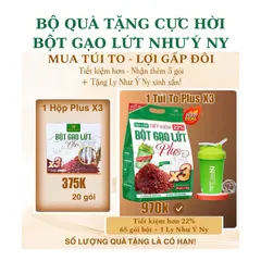 Bột Gạo Lứt Như Ý Ny 500g - Hỗ Trợ Giảm Cân Hiệu Quả, Giàu Chất Xơ và Vitamin, Dinh Dưỡng Lành Mạnh