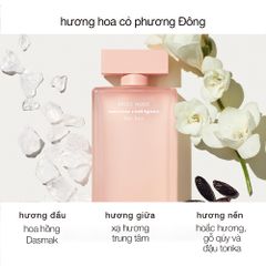 Nước Hoa Nữ Narciso Rodriguez Musc Nude EDP 100ml - Hương Xạ Hương Hoa Cỏ Quyến Rũ, Lưu Hương Lâu, Phong Cách Cổ Điển Hiện Đại