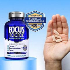 Viên Uống Focus Factor Nutrition For The Brain 180 Viên Chính Hãng USA – Thực Phẩm Bổ Sung Vitamin & Khoáng Chất