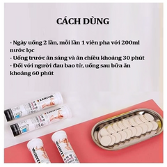 Viên Sủi Giảm Cân Zantiva Trắng - Hỗ Trợ Giảm Cảm Giác Thèm Ăn, Thanh Lọc Cơ Thể, Dễ Uống, 20 Viên Hàng Ngày