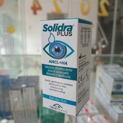 Nước Mắt Solidra Plus 10ml - Duy Trì Độ Ẩm và Nhớt Mắt, Bảo Vệ Mắt Hiệu Quả từ Oftalpharma Ý, Giảm Mỏi Mắt và Khô Mắt