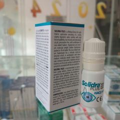Nước Mắt Solidra Plus 10ml - Duy Trì Độ Ẩm và Nhớt Mắt, Bảo Vệ Mắt Hiệu Quả từ Oftalpharma Ý, Giảm Mỏi Mắt và Khô Mắt