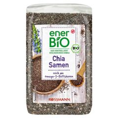 Hạt Chia Hữu Cơ EnerBio Rossmann 300g - Giàu Omega-3 Tự Nhiên, Chất Xơ Và Protein, Thực Phẩm Dinh Dưỡng Chất Lượng Cao Từ Đức