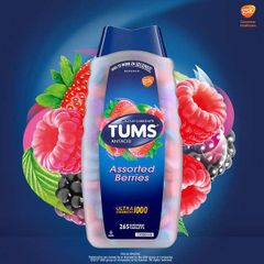 Viên nhai Tums Antacid Assorted Berries 265 viên – giảm ợ nóng