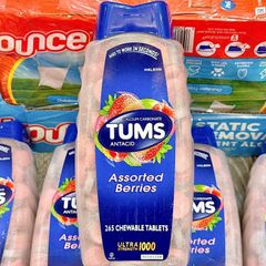Viên nhai Tums Antacid Assorted Berries 265 viên – giảm ợ nóng