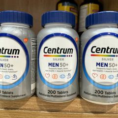 Vitamin Centrum Silver Men 50+ - Vitamin tổng hợp 275 viên cho nam giới 50+, tăng cường sức khỏe và miễn dịch, cải thiện năng lượng