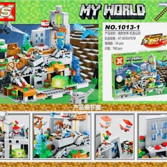 Bộ Đồ Chơi Lắp Ráp My World 1013-1 - Đồ Chơi Lego 760 Chi Tiết Phát Triển Sáng Tạo Cho Trẻ Em, An Toàn Và Đầy Thú Vị