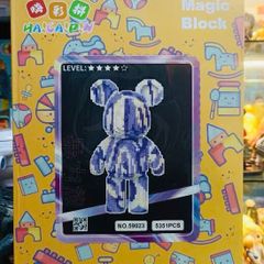 Bộ Đồ Chơi Xếp Hình 3D Magic Blocks Mô Hình Gấu Khổng Lồ - Đồ Chơi Giáo Dục Sáng Tạo Cho Trẻ Em Và Người Lớn