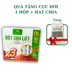 Bột Gạo Lứt Như Ý Ny 500g - Hỗ Trợ Giảm Cân Hiệu Quả, Giàu Chất Xơ và Vitamin, Dinh Dưỡng Lành Mạnh