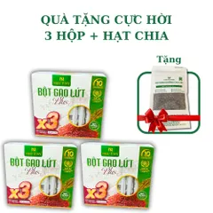 Bột Gạo Lứt Như Ý Ny 500g - Hỗ Trợ Giảm Cân Hiệu Quả, Giàu Chất Xơ và Vitamin, Dinh Dưỡng Lành Mạnh