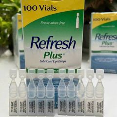 Dung dịch nhỏ mắt Refresh Plus 100 ống, làm dịu mắt