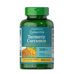Viên uống tinh nghệ vàng Turmeric Curcumin Puritan’s Pride 180 viên, chống viêm, bảo vệ gan