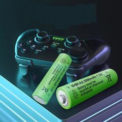 Bộ 4 Pin Sạc AA AAA 1.5V Ni-MH 2000mAh - Tặng Kèm Bộ Sạc USB, Pin Chất Lượng Cao, Bền Bỉ, Thân Thiện Môi Trường