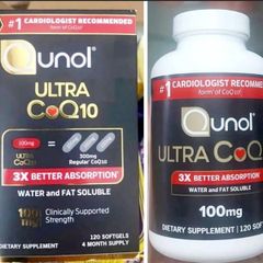 Viên uống bổ tim, ngừa đột quỵ CoQ10 120 viên