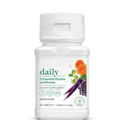 Viên Uống Vitamin Tổng Hợp Daily - 12 Vitamin & 10 Khoáng Chất - Dinh Dưỡng Thực Vật Hữu Cơ Mỹ, Bảo Vệ Sức Khỏe Mắt