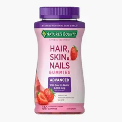 Viên uống bổ sung tóc, da, móng Nature’s Bounty 180 viên dẻo, đẹp da, tóc