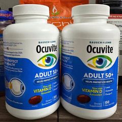 Viên uống bổ mắt Ocuvite Eye Vitamin cho người lớn 50+ - Tăng cường thị lực, bảo vệ mắt khỏi tác động từ thiết bị điện tử.