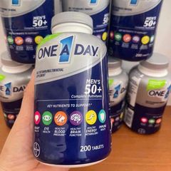 One A Day Men’s 50+ Multivitamin 200 viên, sức khỏe nam trên 50 tuổi