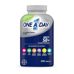 One A Day Men’s 50+ Multivitamin 200 viên, sức khỏe nam trên 50 tuổi