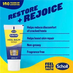 Kem Dưỡng Gót Chân Scholl Eulactol 60ml - Giúp Giảm Nứt Nẻ & Dưỡng Ẩm Da Mềm Mại, Sản Phẩm Chăm Sóc Cơ Thể Chất Lượng
