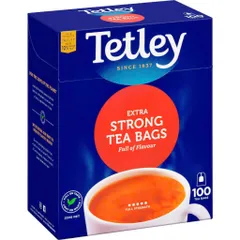 Trà Túi Lọc Tetley - Hương Vị Thanh Nhẹ, Hộp 100 Gói, Trà Uống Nguyên Chất, Tiện Lợi và Đơn Giản cho Cuộc Sống Hiện Đại