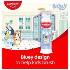 Kem Đánh Răng Colgate Kids Bluey 85g - Sạch Răng Miệng Nhẹ Nhàng, Hương Trái Cây Dễ Chịu, Dành Cho Bé Từ 2 Tuổi Trở Lên