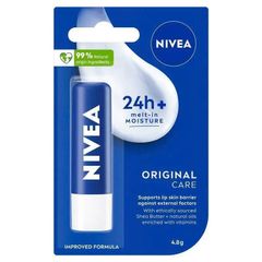 Son Dưỡng Môi NIVEA Lip Bill 4.8g - Dưỡng Ẩm An Toàn từ Úc, Không Hương Liệu Nhân Tạo, Bảo Vệ Môi Khô