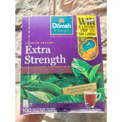 Hộp trà Dilmah Extra Strength 100 túi lọc - Trà đen thơm ngon, giúp tăng cường tinh thần, cho người yêu trà đích thực.