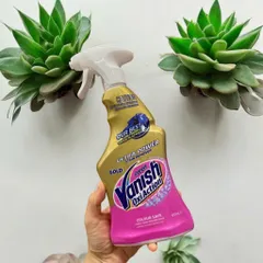 Chai xịt tẩy vết bẩn Vanish Oxi Action 450ml - Giải pháp làm sạch nhanh chóng cho sofa, thảm, nệm và giày dép tại nhà