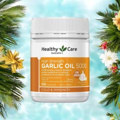 Tinh Dầu Tỏi Úc Healthy Care 150 Viên - Tăng Cường Hệ Miễn Dịch, Giảm Cảm Lạnh, Tăng Sức Đề Kháng, Hỗ Trợ Bệnh Hô Hấp