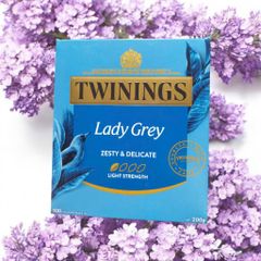 Trà Twinings Lady Grey Hương Cam Quýt - Hộp 100 Gói Trà Đen Tự Nhiên Thư Giãn, Thích Hợp Cho Thiền Định Và Đọc Sách