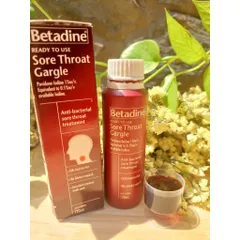 Nước súc họng Betadine 120ml – Sản phẩm kháng khuẩn từ Úc, giảm đau họng, rát họng, ngăn ngừa vi khuẩn gây bệnh