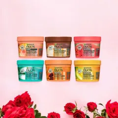 Garnier Fructis 3 in 1 - Kem Ủ Dưỡng Tóc Phục Hồi Hư Tổn, Giải Quyết Tóc Khô, Xơ và Chẻ Ngọn, Dưỡng Ẩm Không Bết Tóc