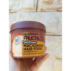 Garnier Fructis 3 in 1 - Kem Ủ Dưỡng Tóc Phục Hồi Hư Tổn, Giải Quyết Tóc Khô, Xơ và Chẻ Ngọn, Dưỡng Ẩm Không Bết Tóc