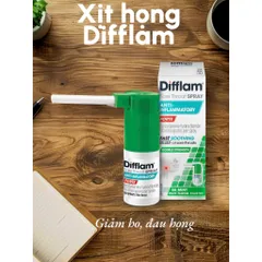 Xịt họng Difflam Forte 15ml – Sản phẩm thơm mát, dễ sử dụng cho cả gia đình