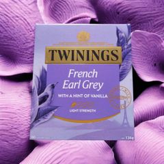 Trà Twinings French Earl Grey 80 Gói - Trà Đen Cam Bergamot Hương Dịu Nhẹ, Quà Tặng Sang Trọng, Thư Giãn Từng Ngày