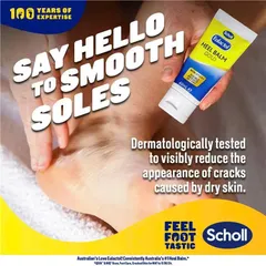 Kem Dưỡng Gót Chân Scholl 60ml - Giảm Khô Nứt Nẻ, Dưỡng Ẩm Sâu, Phục Hồi Da Chân, Lý Tưởng Cho Mùa Đông
