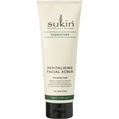 Sukin Facial Scrub 125ml - Tẩy Tế Bào Chết Dưỡng Da Mặt Sạch Mịn, Chiết Xuất Tự Nhiên, An Toàn Cho Da Nhạy Cảm, Ngăn Ngừa Mụn