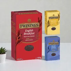 Trà lá tự nhiên Twinings English Breakfast 125g - Trà hương thơm, dễ uống, lý tưởng cho mọi dịp thư giãn và tiếp khách